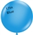 17 inch BLUE Round TufTex Balloons, Price Per Bag of 50