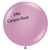 24 inch Tuf Tex CANYON ROSE Round Latex Balloon, Price Per Bag of 3