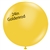24 inch Tuf Tex GOLDENROD Round Latex Balloon, Price Per Bag of 3