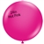 24 inch Tuf Tex HOT PINK Round Latex Balloon, Price Per Bag of 3