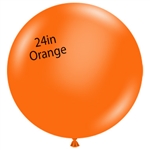 24 inch Tuf-Tex® ORANGE Round Latex Balloon