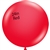 24 inch Tuf Tex RED Round Latex Balloon, Price Per Bag of 3
