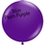 36 inch Tuf Tex Plum Purple Round Latex Balloon