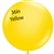 36 inch Tuf Tex YELLOW Round Latex Balloon