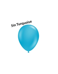 5 inch Turquoise Round  TufTex Balloon