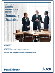 2017-2018 Director Compensation Report: Summary Statistics - NACD Member