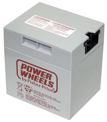 Power Wheels 12 Volt 9.5AH (Grey Cube) Battery - 00801-0638