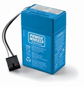 Power Wheels 6 Volt 4AH (Blue) Battery - 00801-1457