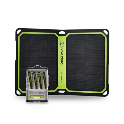 GOAL ZERO GUIDE 10 PLUS + NOMAD 7 PLUS SOLAR KIT