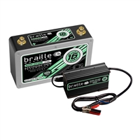 Braille B168LC Super 16v Drag Race Lithium Battery + 25A Rapid Charger Combo