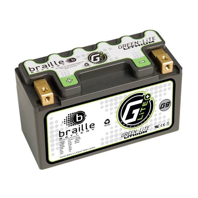 Braille G9L GreenLite Lithium Battery