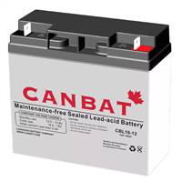 CANBAT12V 18AH SLA BATTERY (AGM) -  CBL18-12