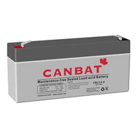 CANBAT 6V 3.4AH SLA BATTERY (AGM) -  CBL3.4-6