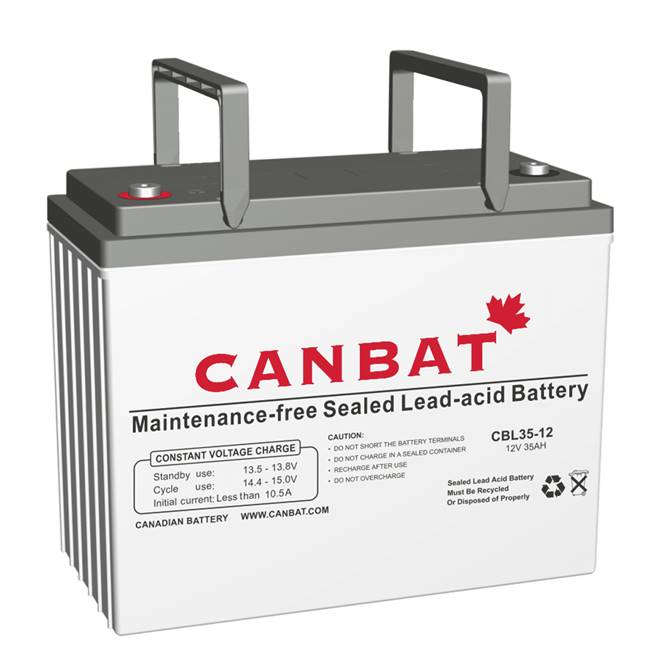 CANBAT12V 35AH SLA BATTERY (AGM) -  CBL35-12