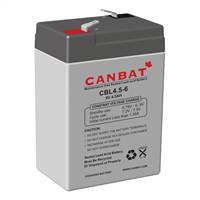 CANBAT 6V 4.5AH SLA BATTERY (AGM) -  CBL4.5-6