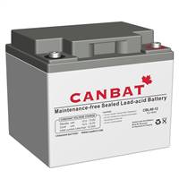 CANBAT12V 40AH SLA BATTERY (AGM) -  CBL40 -12