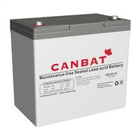 CANBAT12V 55AH SLA BATTERY (AGM) -  CBL55-12