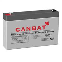 CANBAT 6V 8.5AH SLA BATTERY (AGM) -  CBL8.5-6