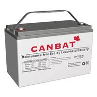 CANBAT 12V 100AH DEEP CYCLE BATTERY (AGM) -  CDC100-12