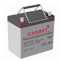 CANBAT 12V 55AH DEEP CYCLE BATTERY (AGM) -  CDC55-12