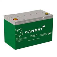 CANBAT 12V 100AH LEAD CARBON BATTERY (DEEP CYCLE) -  CLC100-12