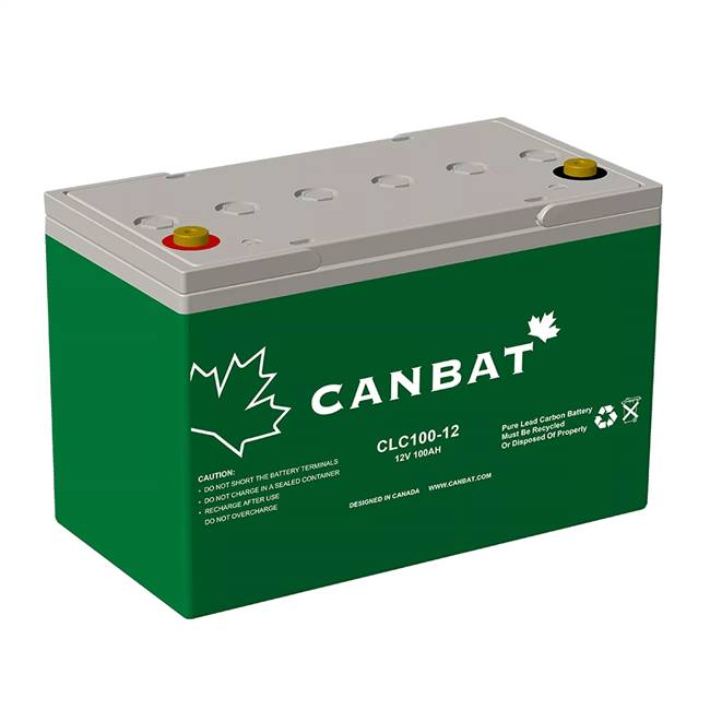 CANBAT 12V 100AH LEAD CARBON BATTERY (DEEP CYCLE) -  CLC100-12