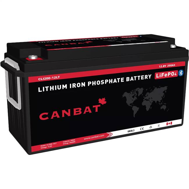 CANBAT 12V 200AH COLD WEATHER LITHIUM BATTERY (LIFEPO4) -  CLI200-12LT