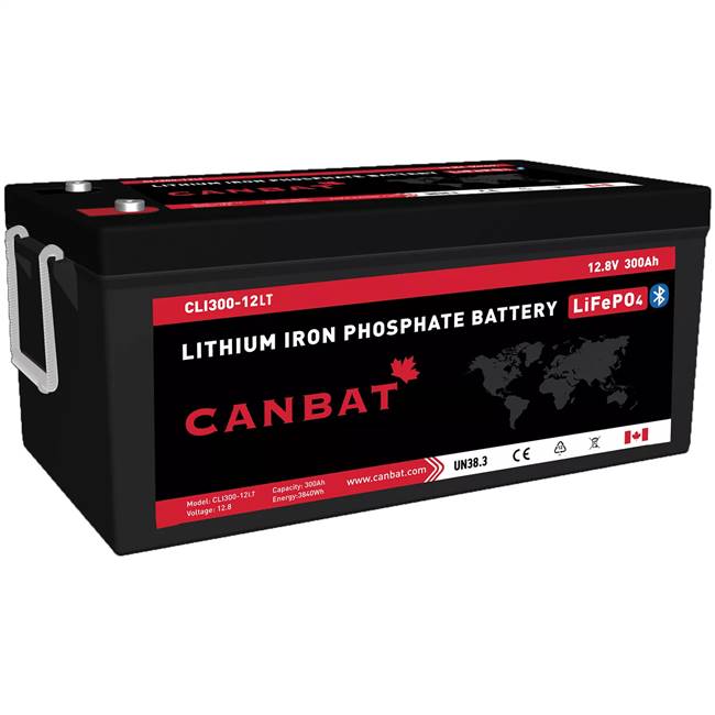 CANBAT 12V 300AH COLD WEATHER LITHIUM BATTERY (LIFEPO4)