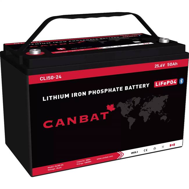 CANBAT 24V 50AH LITHIUM BATTERY (LIFEPO4) -  CLI50-24