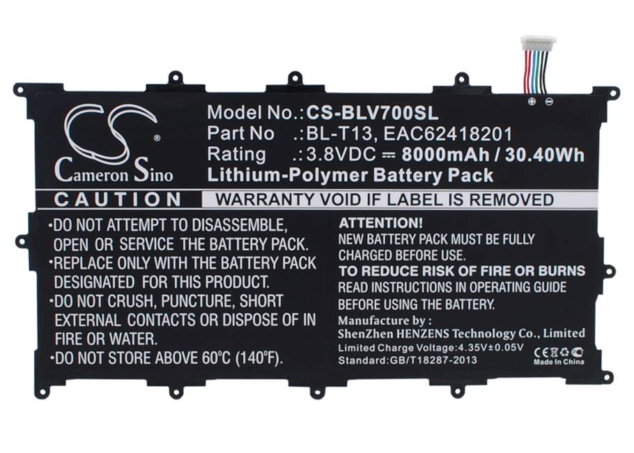 LG Tablet -  CS-BLV700SL