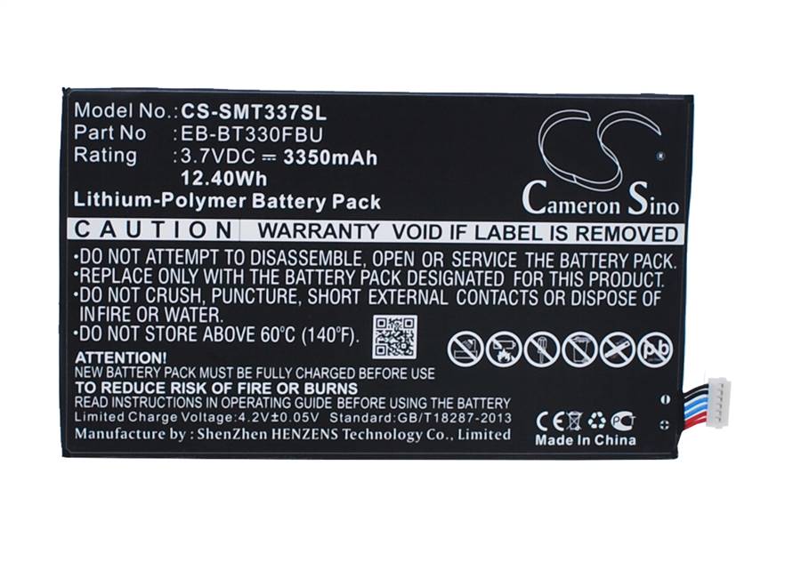 Samsung Tablet -  CS-SMT337SL