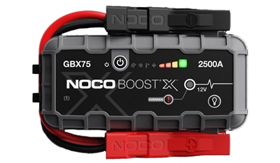 GBX75  NOCO BOOST X 12V 2500 Amp Lithium Jump Starter