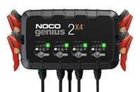 GENIUS2X4  6V/12V 4-Bank, 8-Amp (2-Amp Per Bank) Fully-Automatic Smart Charger