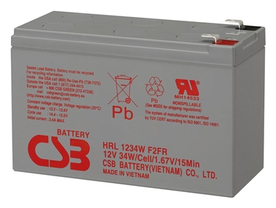 UPS battery, HRL1234WF2FR, CSB