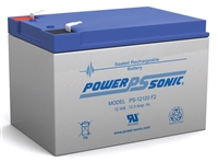 Powersonic PS-12120 F2 - 12V 12Ah Sealed AGM Lead Acid Battery