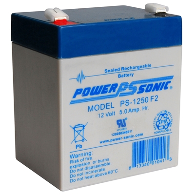 POWERSONIC 12V 5AH F2 PS-1250