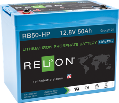 ReLion RB50-HP LITHIUM MARINE BATTERY