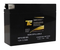 WPX4B-BS TC Brand 2.3Ah Powersport battery