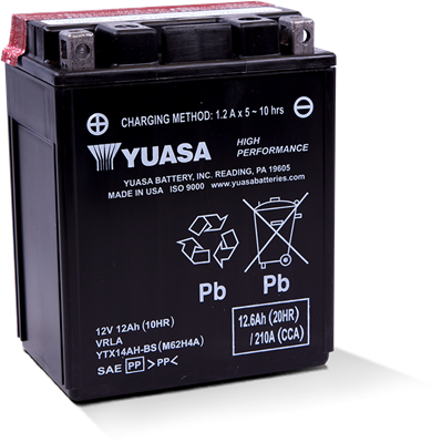 YTX14AH-BS POWERSPORT AGM BATTERY