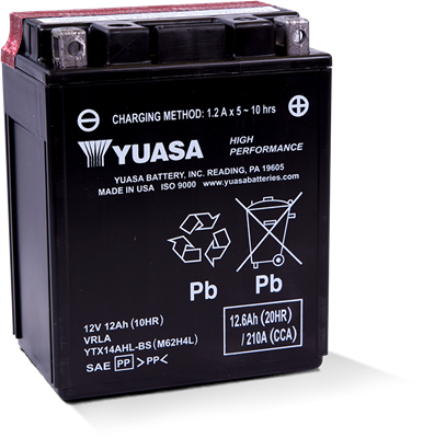 YTX14AHL-BS POWERSPORT AGM BATTERY