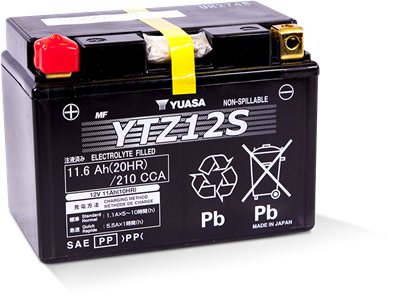 YTZ12S POWERSPORT AGM BATTERY