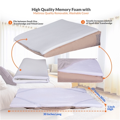 Memory Foam Topper for Small-Size Travelwedge