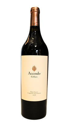 750ml bottle of 2019 Accendo Cellars Cabernet Sauvignon from Napa Valley California USA