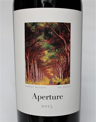 750ml bottle of 2015 vintage Aperture Cellars Oliver Ranch Vineyard Cabernet Sauvignon from Alexander Valley of Sonoma California