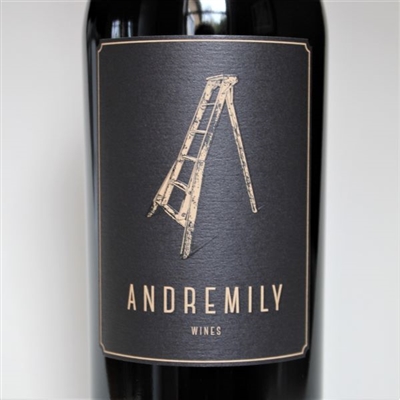 750ml bottle of 2017 Andremily Wines Syrah No.6 from Santa Barbara County on the Central Coast of California