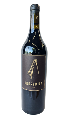 750ml bottle of 2021 Andremily Wines Syrah no. 10 from Ventura California