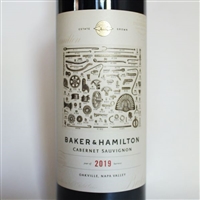 750ml bottle of 2019 Baker & Hamilton Cabernet Sauvignon from the Vine Hill Ranch Vineyard in Oakville AVA of Napa Valley California
