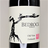 750ml bottle of California Old Vine Zinfandel from Bedrock Wine Co.