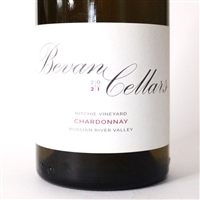 750ml bottle of 2021 Bevan Cellars Chardonnay from the Ritchie Vineyard in Russian River Valley of Sonoma County California