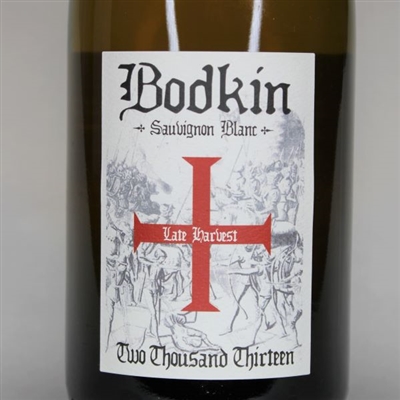 750ml bottle of Bodkin Late Harvest dessert wine of Sauvignon Blanc from California